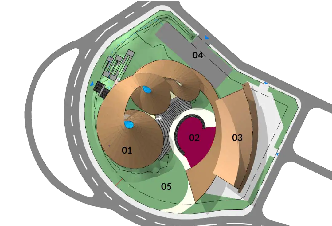 Mặt bằng tổng thể các không gian  - Hoian d'Or