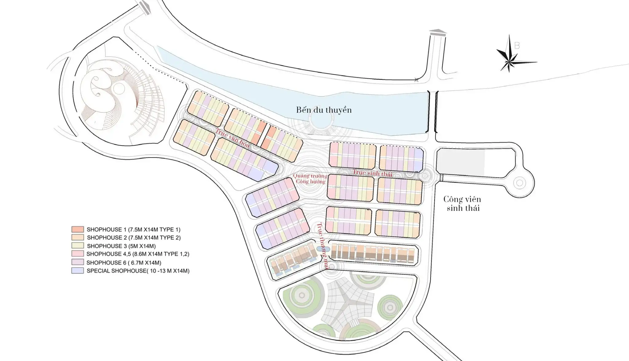 Sơ đồ Shophouse Hoian d'Or