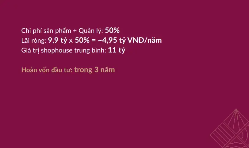 Bài toán đầu tư shophouse Hội An D'Or