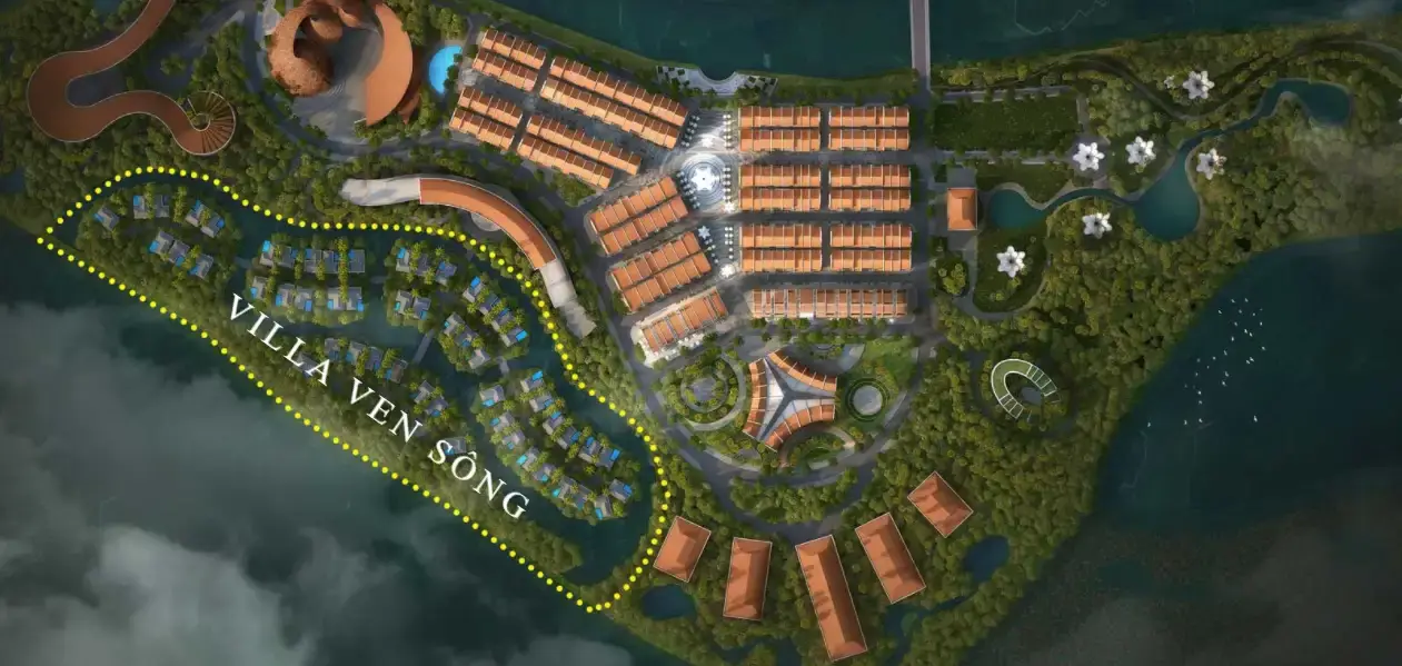 Vị trí Villa của dự án Hoian d'Or